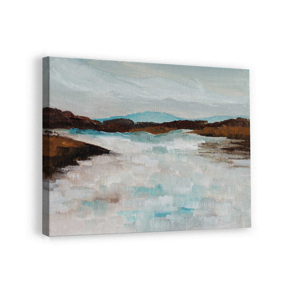 "Misty Mountain Waters" by Nikita Jariwala — Landscape Wall Art
