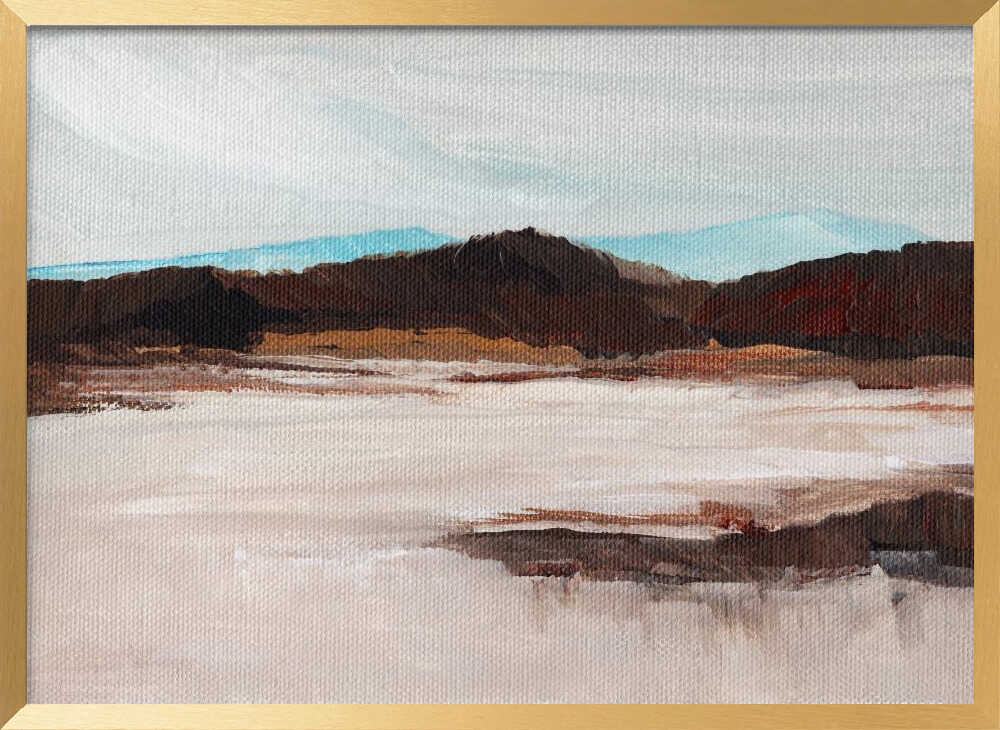 "Muted Mountain Landscape No. 2" by Nikita Jariwala — Landscape Wall Art