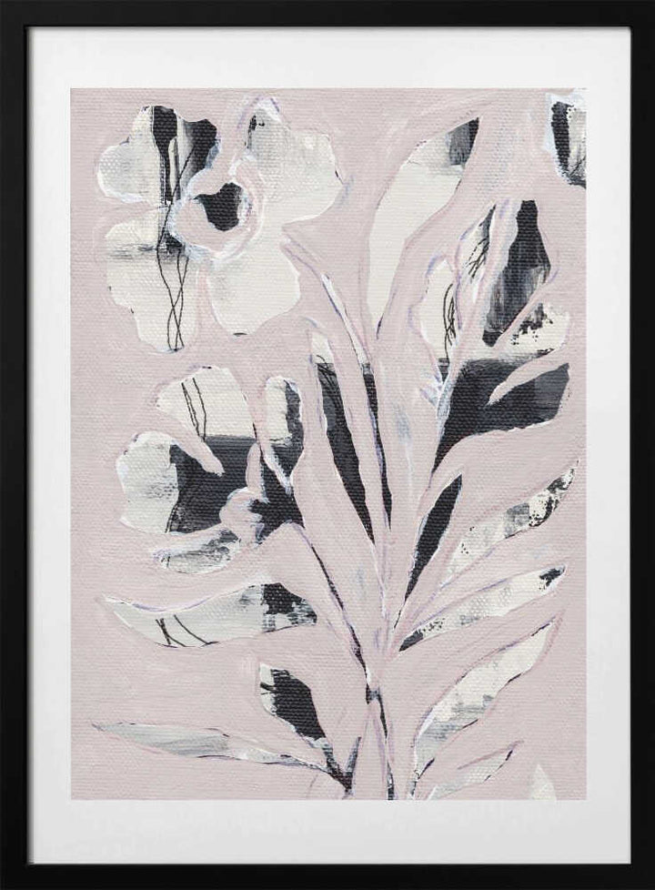 "Modern Pink Floral" by Nikita Jariwala — Botanical Wall Art
