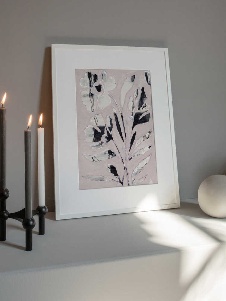 "Modern Pink Floral" by Nikita Jariwala — Botanical Wall Art