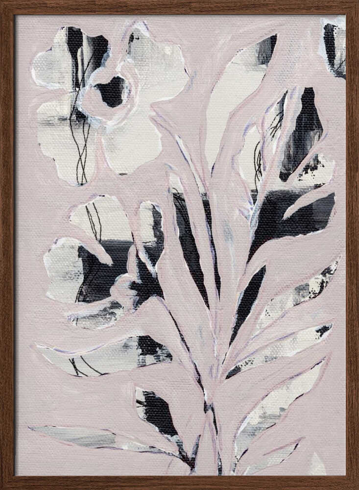 "Modern Pink Floral" by Nikita Jariwala — Botanical Wall Art