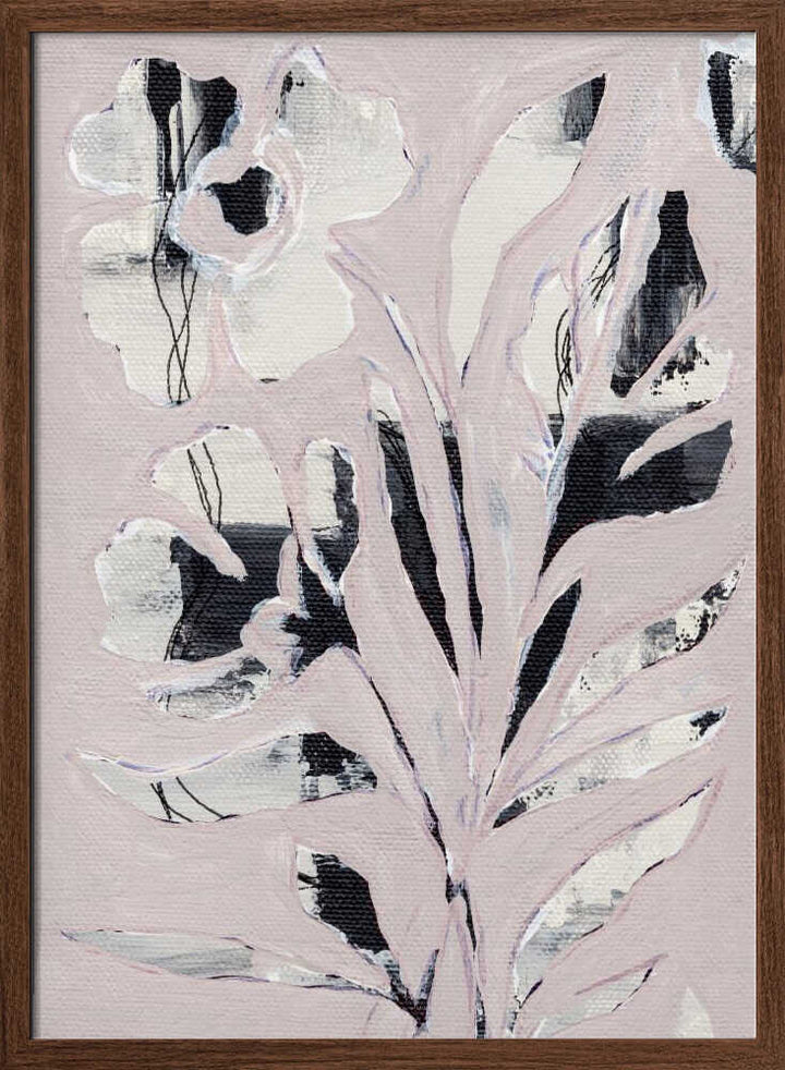 "Modern Pink Floral" by Nikita Jariwala — Botanical Wall Art