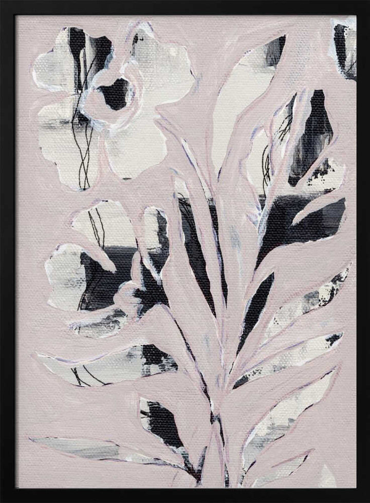 "Modern Pink Floral" by Nikita Jariwala — Botanical Wall Art