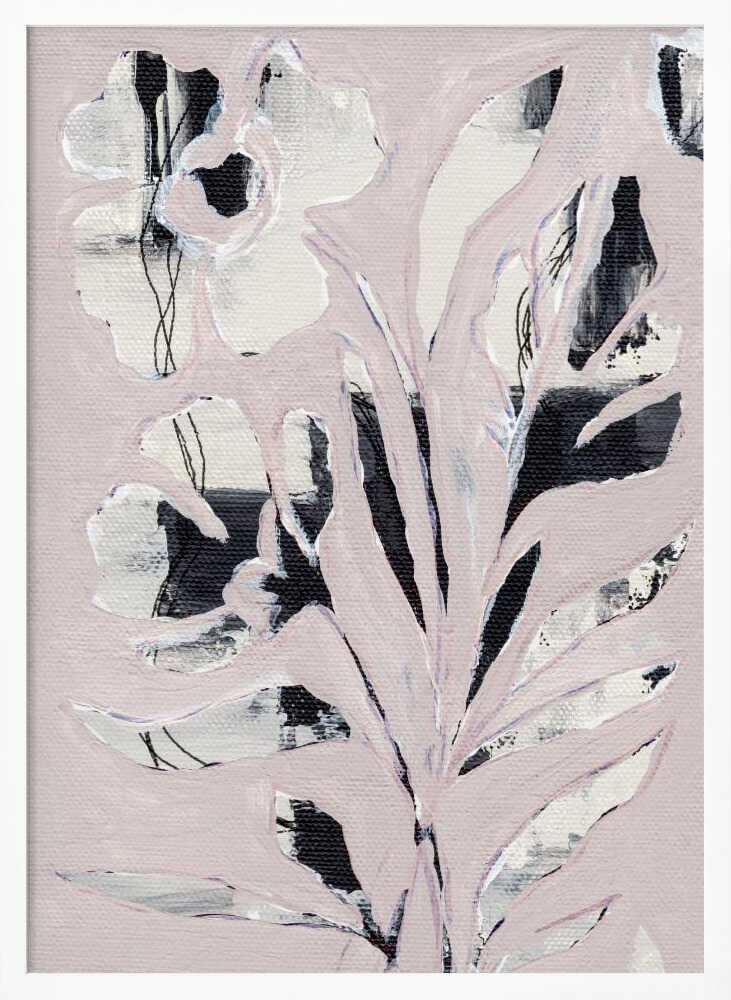 "Modern Pink Floral" by Nikita Jariwala — Botanical Wall Art