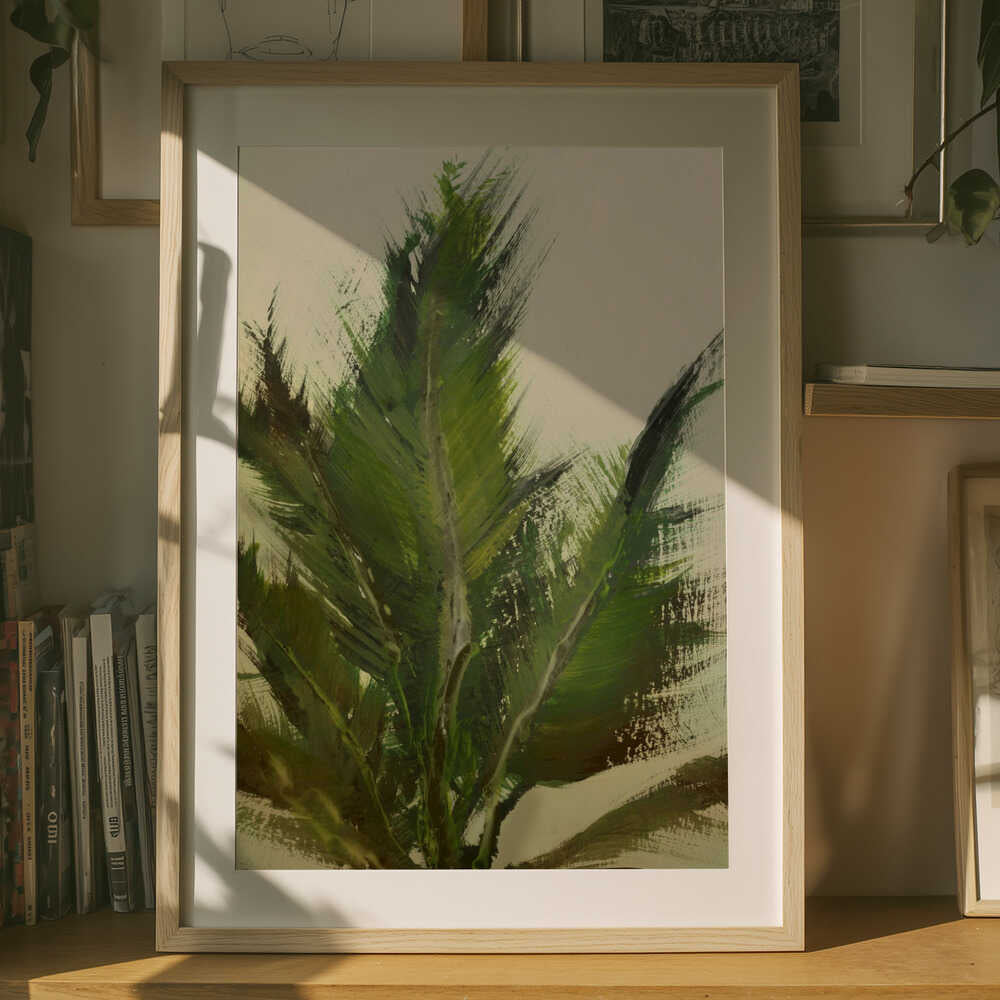 "Verdant Strokes" by Dan Hobday — Botanical Wall Art