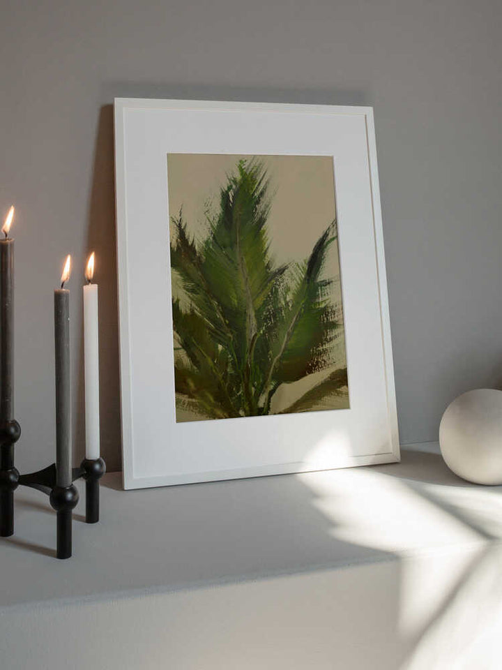 "Verdant Strokes" by Dan Hobday — Botanical Wall Art