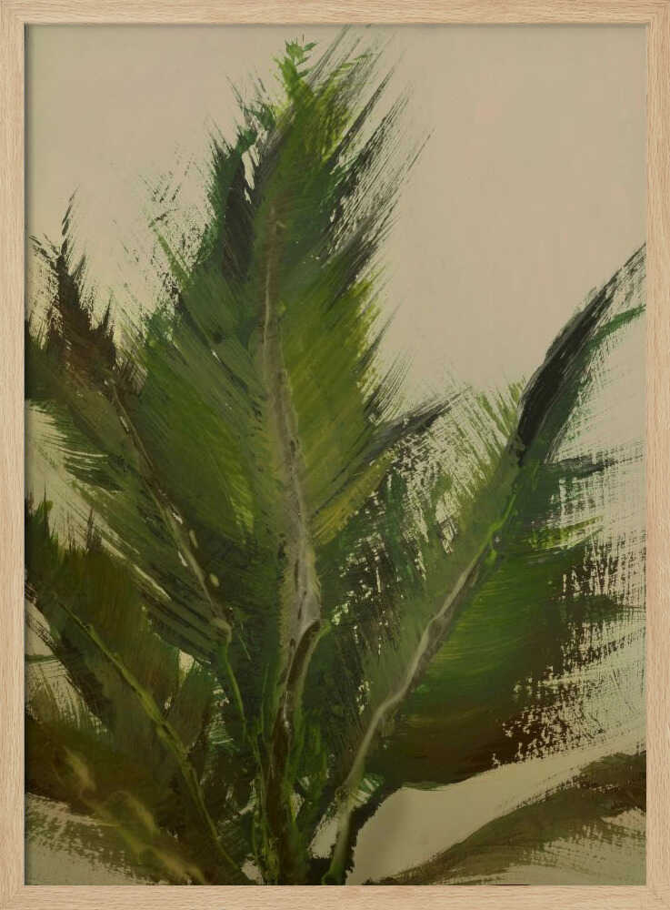 "Verdant Strokes" by Dan Hobday — Botanical Wall Art