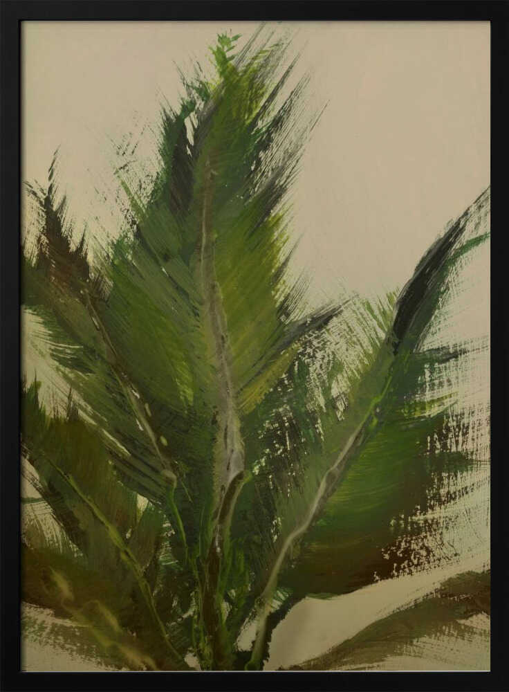 "Verdant Strokes" by Dan Hobday — Botanical Wall Art