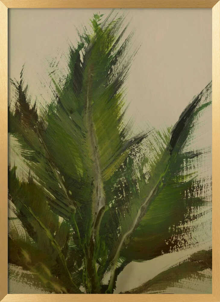 "Verdant Strokes" by Dan Hobday — Botanical Wall Art
