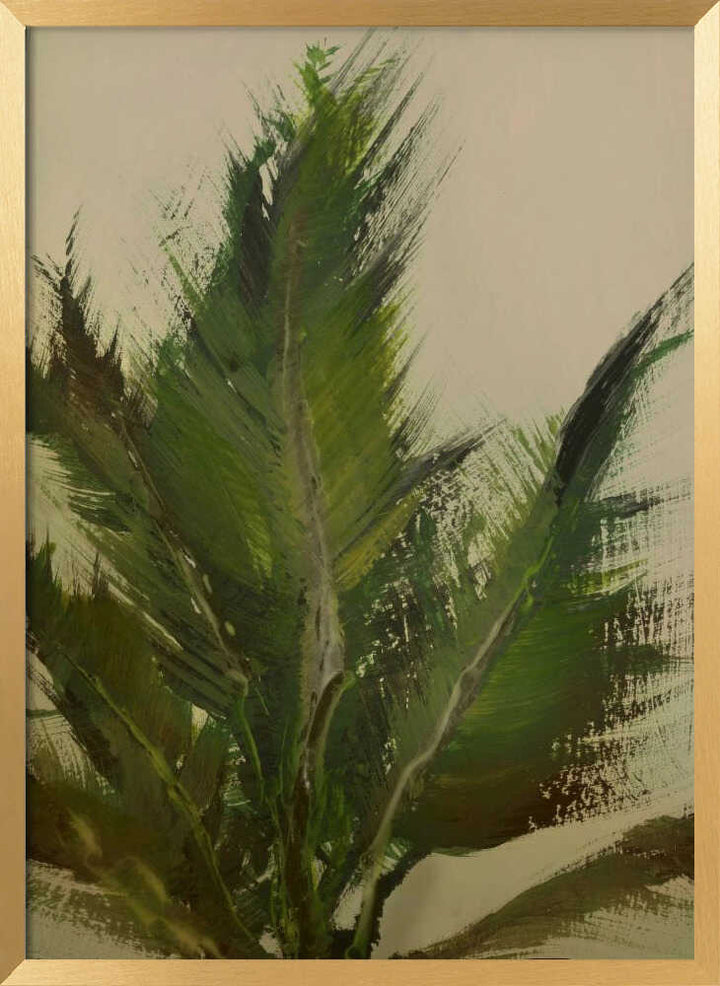 "Verdant Strokes" by Dan Hobday — Botanical Wall Art