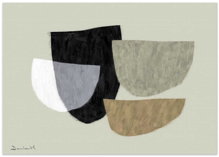 "Tasses" by Dan Hobday — Abstract Wall Art