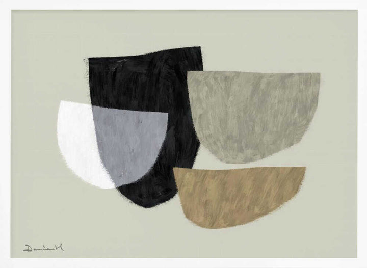 "Tasses" by Dan Hobday — Abstract Wall Art