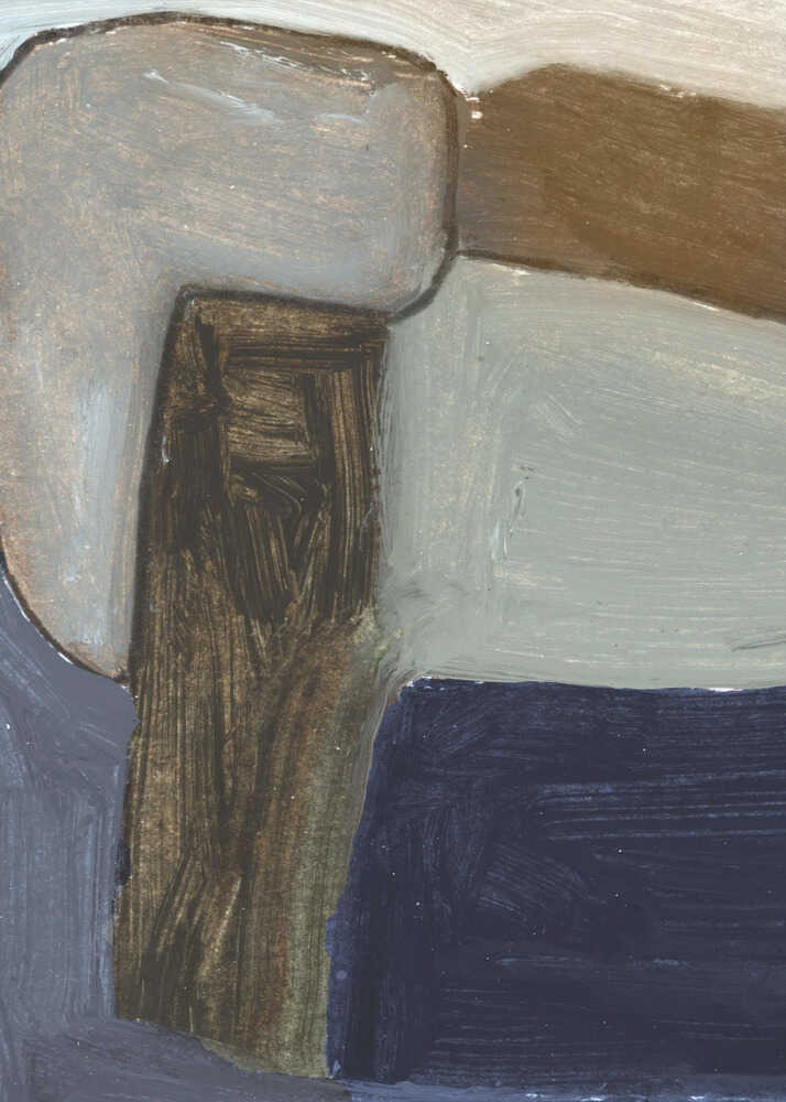 "Pieces" by Dan Hobday — Abstract Wall Art