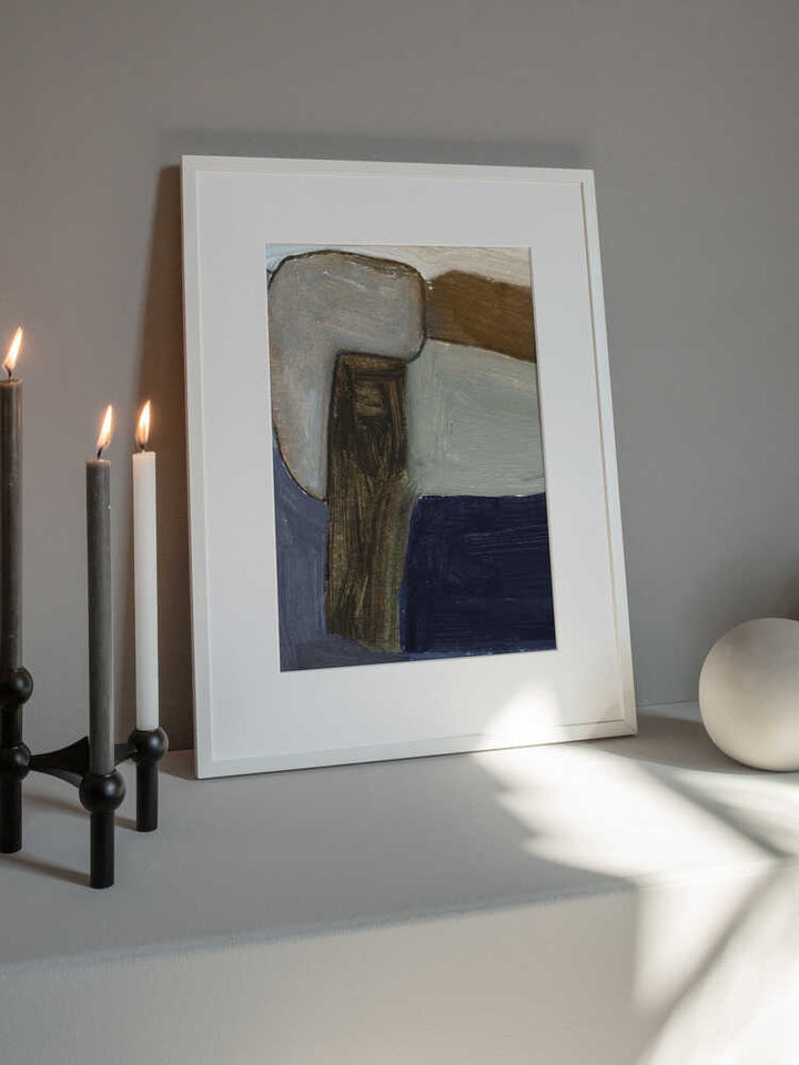 "Pieces" by Dan Hobday — Abstract Wall Art