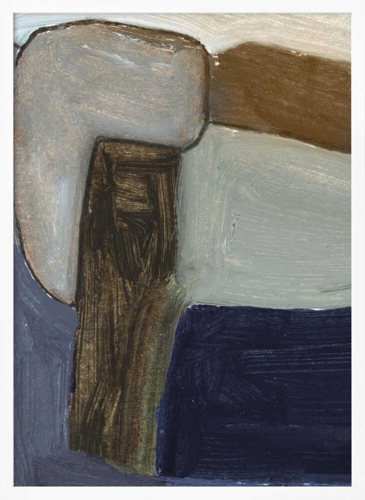 "Pieces" by Dan Hobday — Abstract Wall Art
