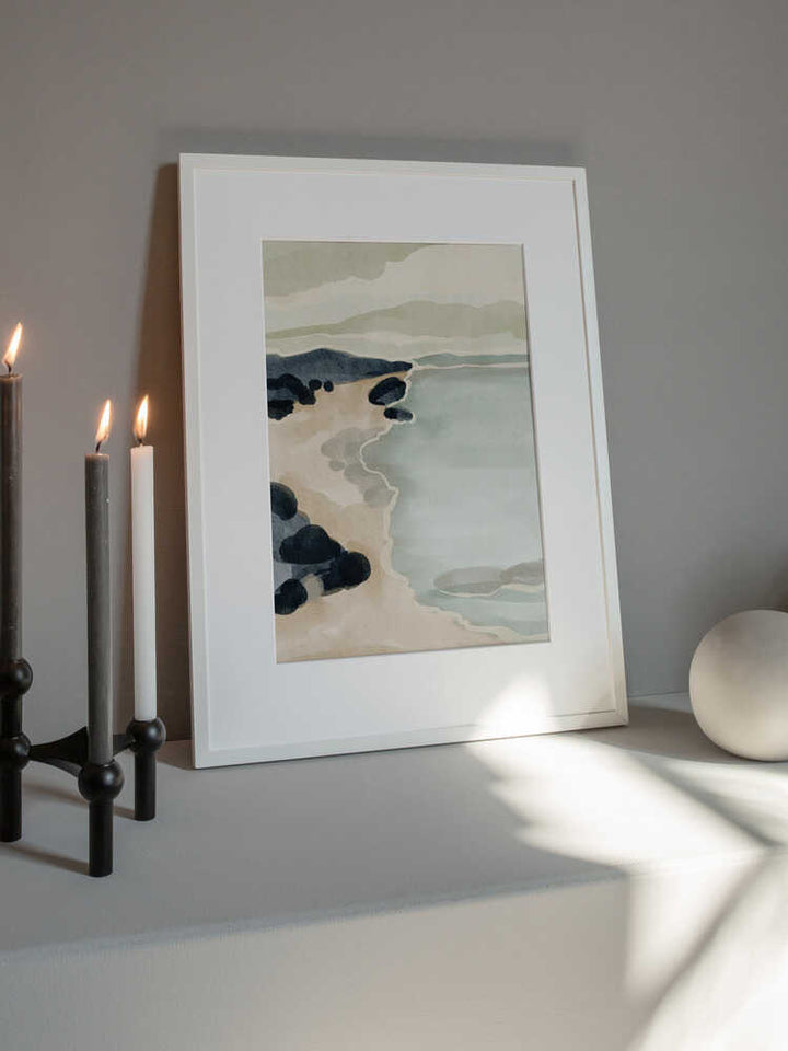 "Coastal Serenity" by Nikita Jariwala — Coastal Wall Art