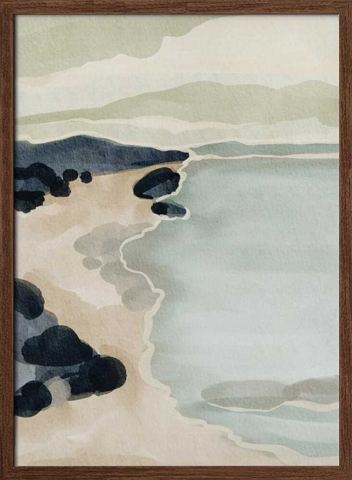 "Coastal Serenity" by Nikita Jariwala — Coastal Wall Art