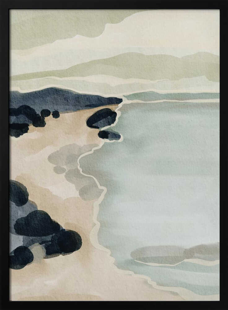"Coastal Serenity" by Nikita Jariwala — Coastal Wall Art