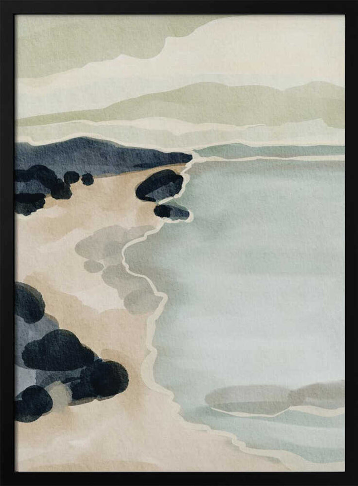 "Coastal Serenity" by Nikita Jariwala — Coastal Wall Art