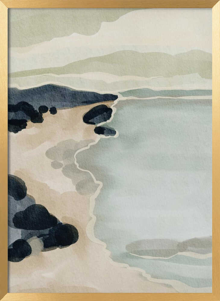 "Coastal Serenity" by Nikita Jariwala — Coastal Wall Art