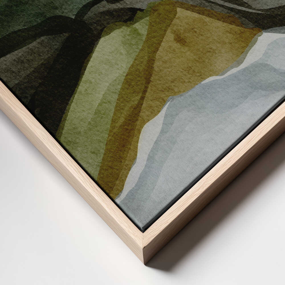 "Serene Green Landscape" by Nikita Jariwala — Landscape Wall Art