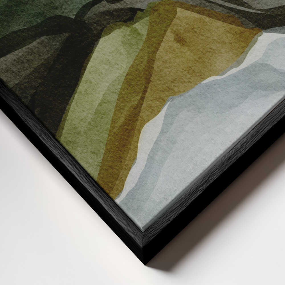 "Serene Green Landscape" by Nikita Jariwala — Landscape Wall Art