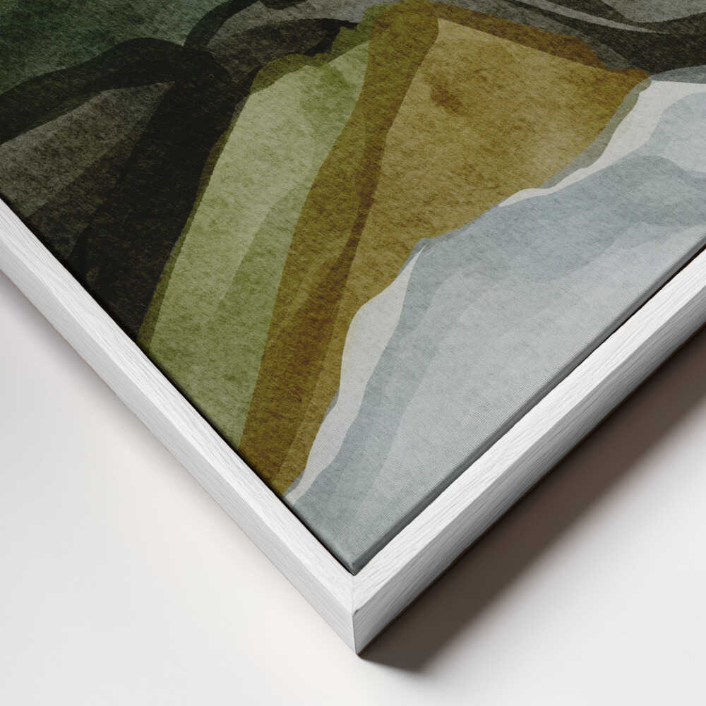 "Serene Green Landscape" by Nikita Jariwala — Landscape Wall Art