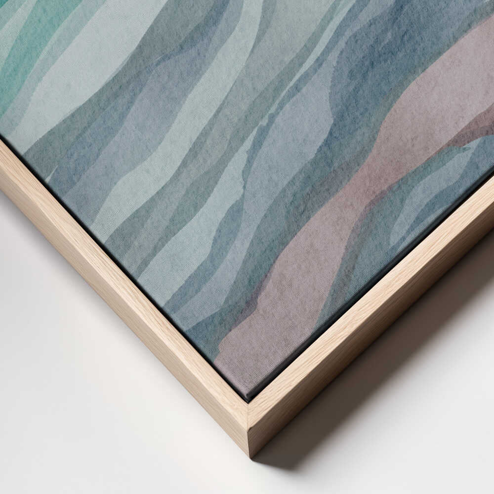 "Soft Layered Landscape" by Nikita Jariwala — Abstract Wall Art