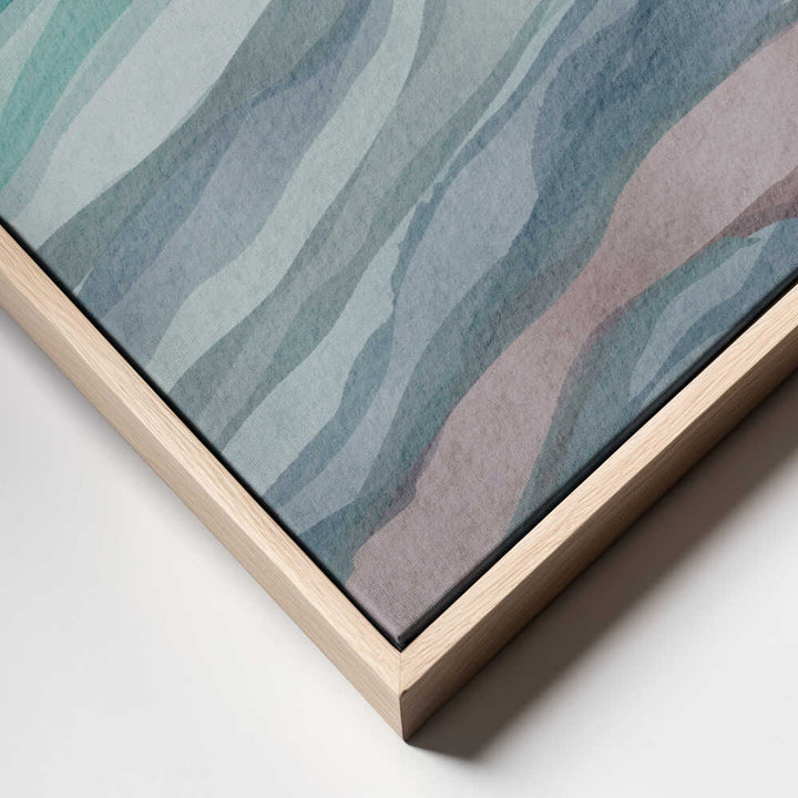 "Soft Layered Landscape" by Nikita Jariwala — Abstract Wall Art