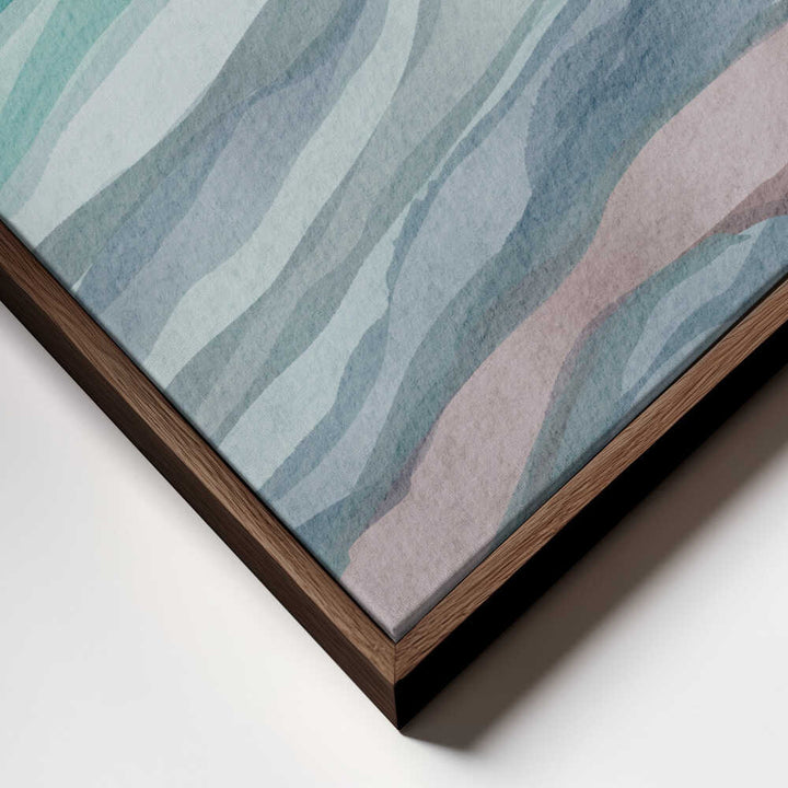 "Soft Layered Landscape" by Nikita Jariwala — Abstract Wall Art