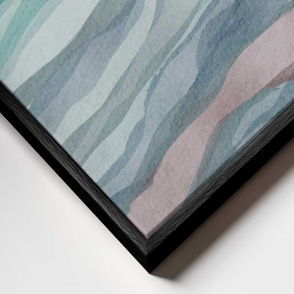 "Soft Layered Landscape" by Nikita Jariwala — Abstract Wall Art