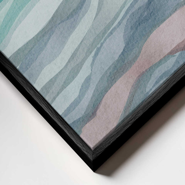 "Soft Layered Landscape" by Nikita Jariwala — Abstract Wall Art