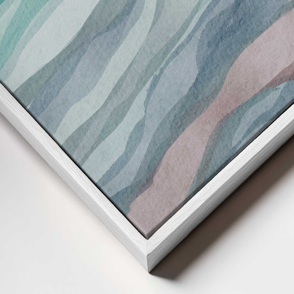 "Soft Layered Landscape" by Nikita Jariwala — Abstract Wall Art