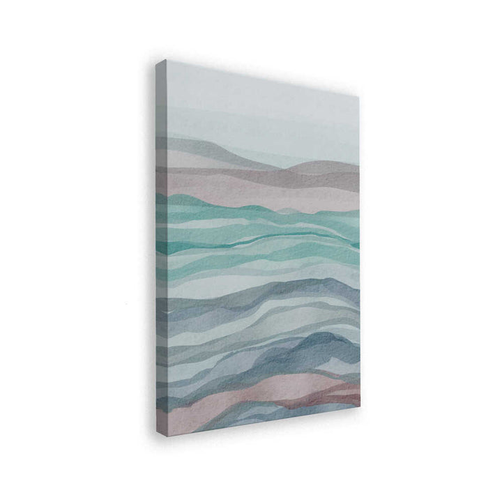 "Soft Layered Landscape" by Nikita Jariwala — Abstract Wall Art