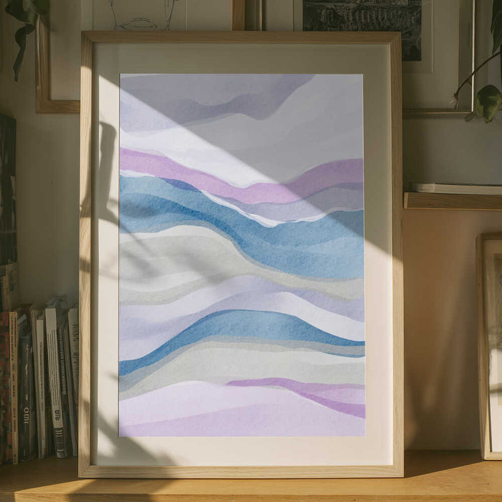 "Serene Watercolor Abstract" by Nikita Jariwala — Abstract Wall Art