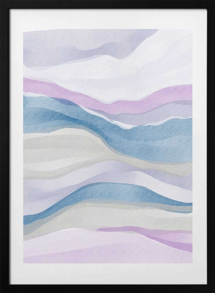 "Serene Watercolor Abstract" by Nikita Jariwala — Abstract Wall Art