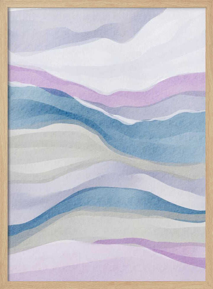 "Serene Watercolor Abstract" by Nikita Jariwala — Abstract Wall Art