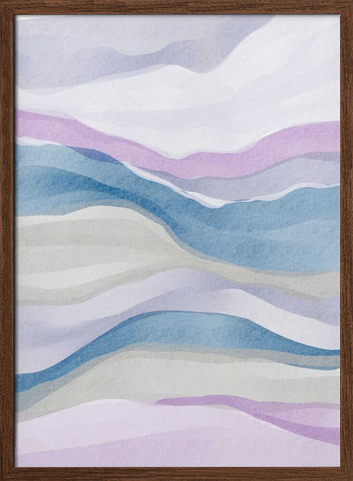 "Serene Watercolor Abstract" by Nikita Jariwala — Abstract Wall Art