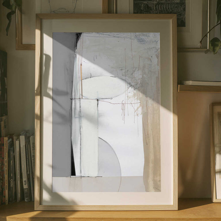 "Soft Neutral" by Dan Hobday — Abstract Wall Art