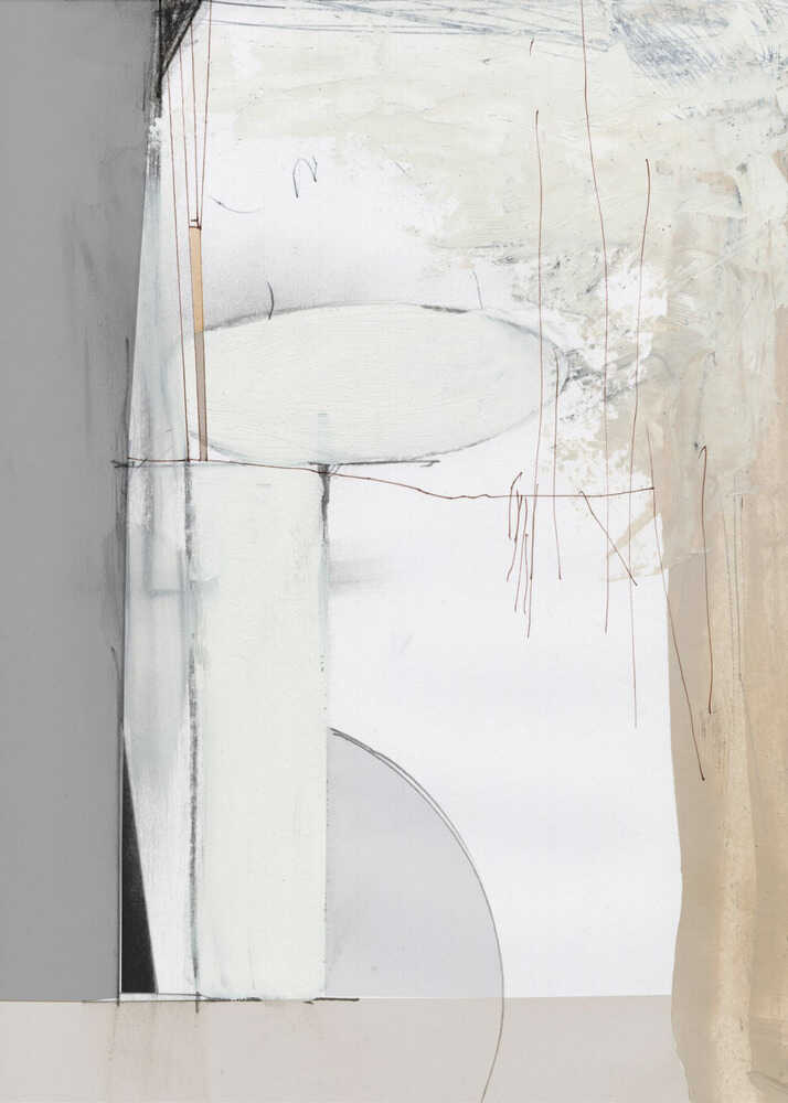 "Soft Neutral" by Dan Hobday — Abstract Wall Art