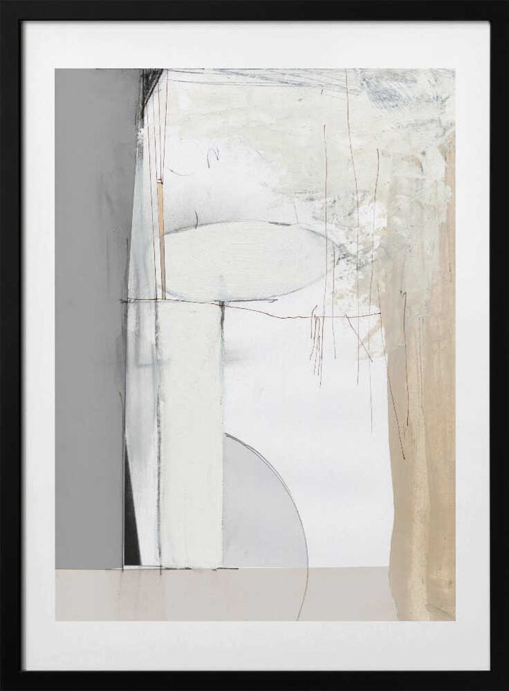 "Soft Neutral" by Dan Hobday — Abstract Wall Art