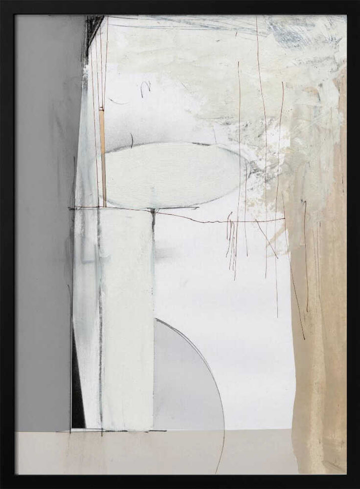 "Soft Neutral" by Dan Hobday — Abstract Wall Art