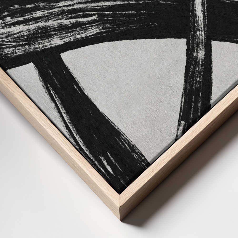 "Quiet Contrast" by Dan Hobday — Abstract Wall Art