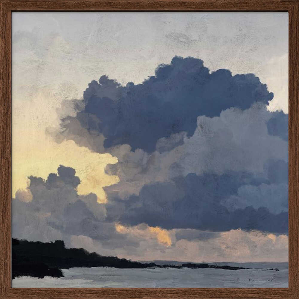 "Porthmeor Sunset" by Dan Hobday — Landscape Wall Art