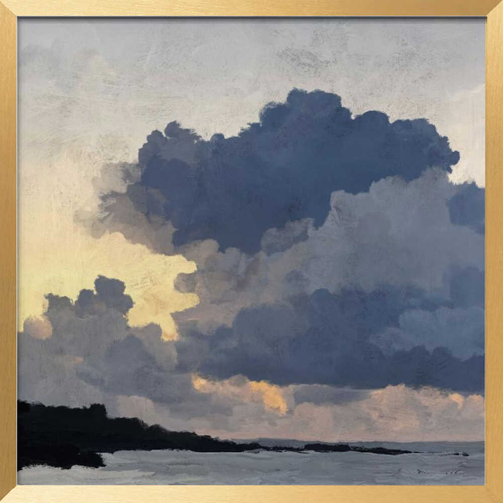 "Porthmeor Sunset" by Dan Hobday — Landscape Wall Art