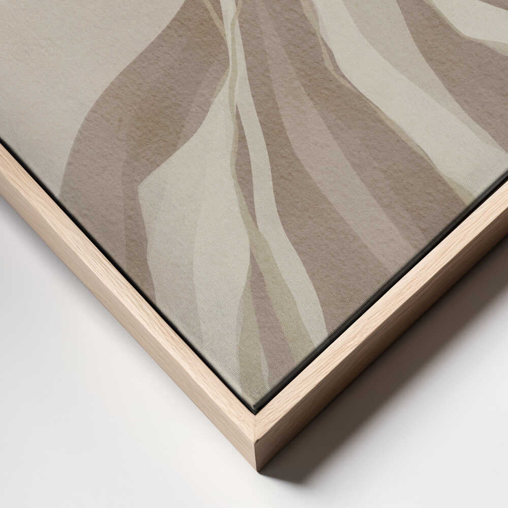 "Flowing Neutral Abstract" by Nikita Jariwala — Abstract Wall Art