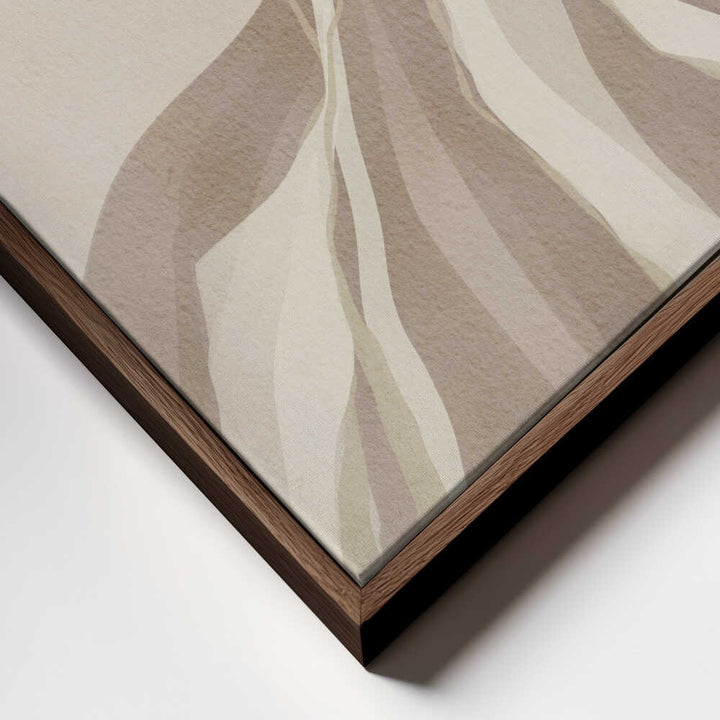 "Flowing Neutral Abstract" by Nikita Jariwala — Abstract Wall Art