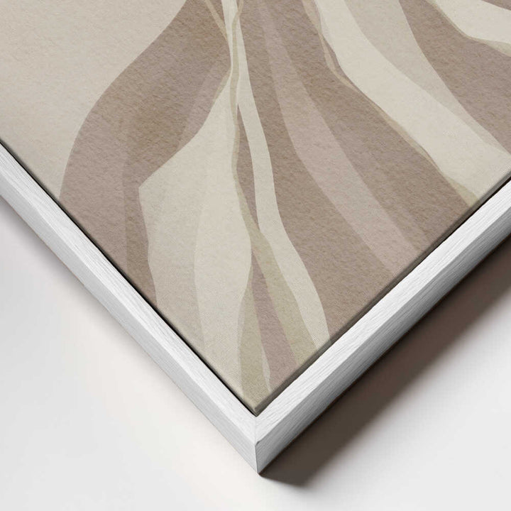 "Flowing Neutral Abstract" by Nikita Jariwala — Abstract Wall Art