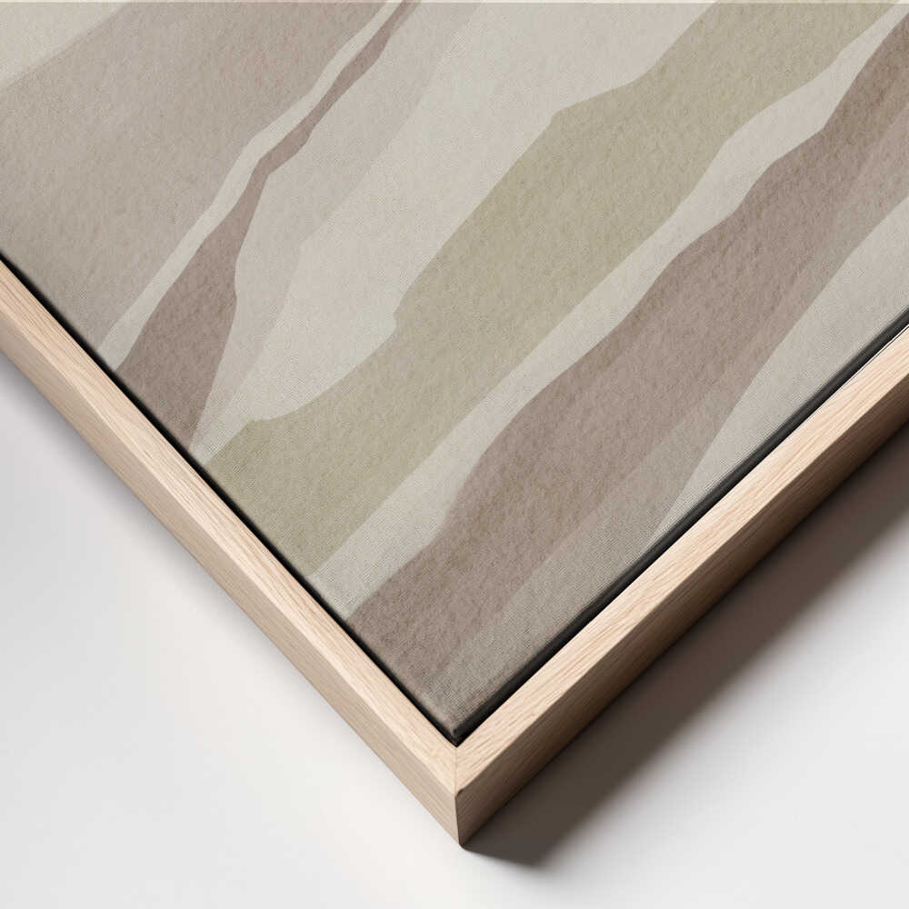 "Serene Desert Dunes" by Nikita Jariwala — Abstract Wall Art