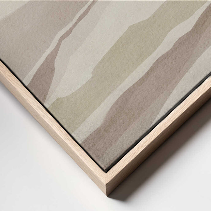 "Serene Desert Dunes" by Nikita Jariwala — Abstract Wall Art